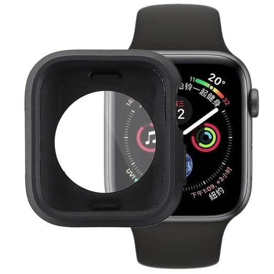 Silicone Full Coverage Case for Apple Watch Series 5 & 4 44mm Series 5 & 4 44mm - Series 5 & 4 44mm / Black