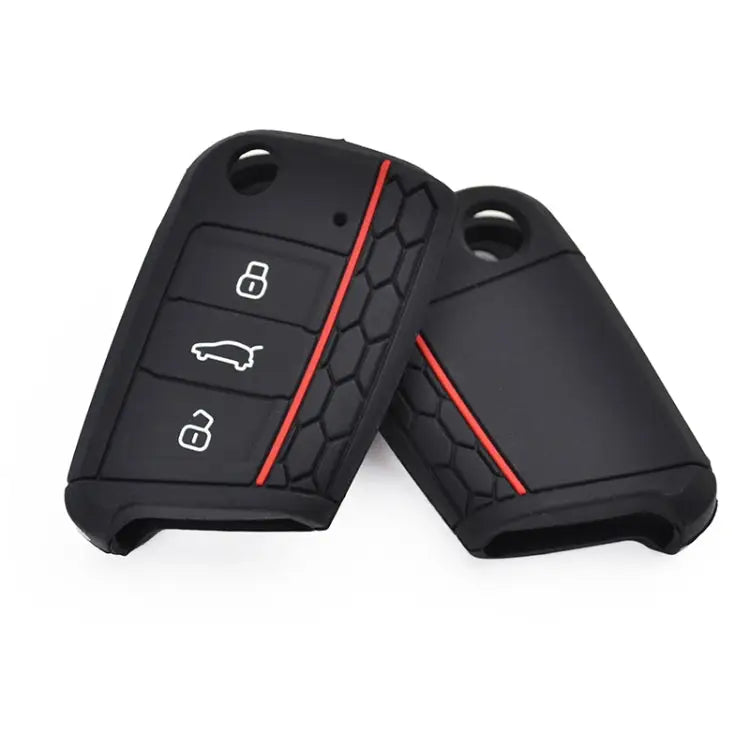 Silicone Key Case Cover for Volkswagen Polo Golf 7/ Skoda Silicone Key Case - Silicone Key Case