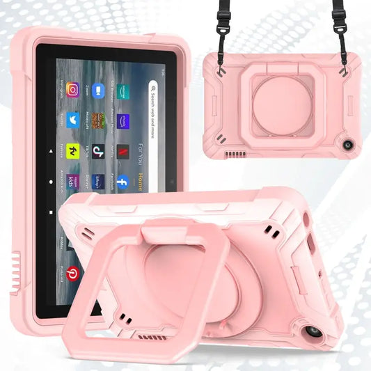 Silicone + PC Bracelet Holder Tablet Case For Amazon Kindle Fire 7 2022 For iPad 10th Gen 10.9 2022 - For Amazon Kindle