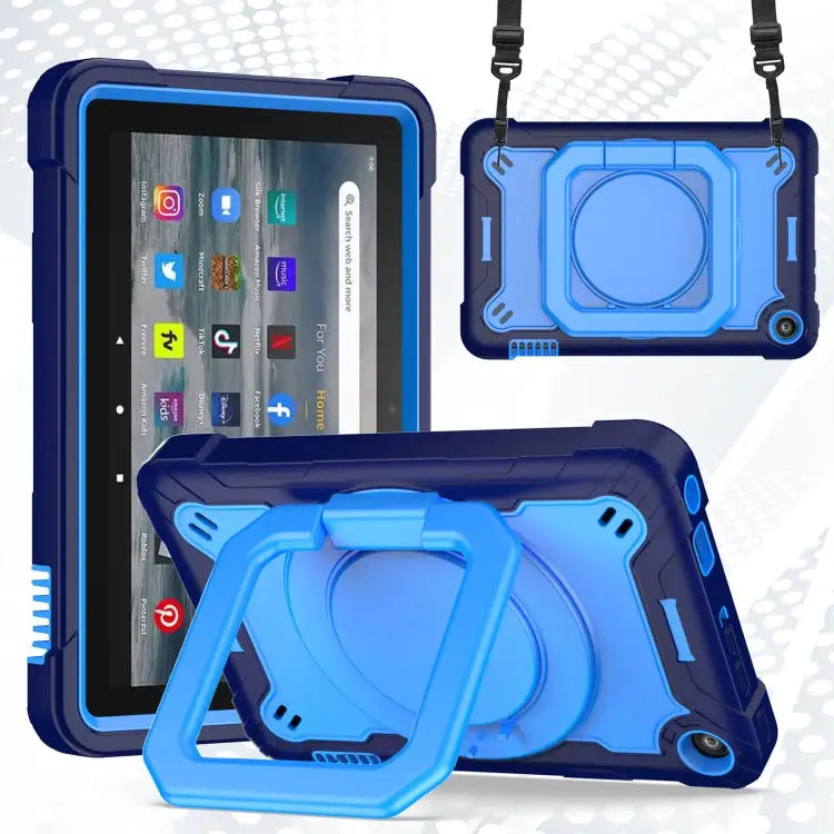 Silicone + PC Bracelet Holder Tablet Case For Amazon Kindle Fire 7 2022 For iPad 10th Gen 10.9 2022 - For Amazon Kindle