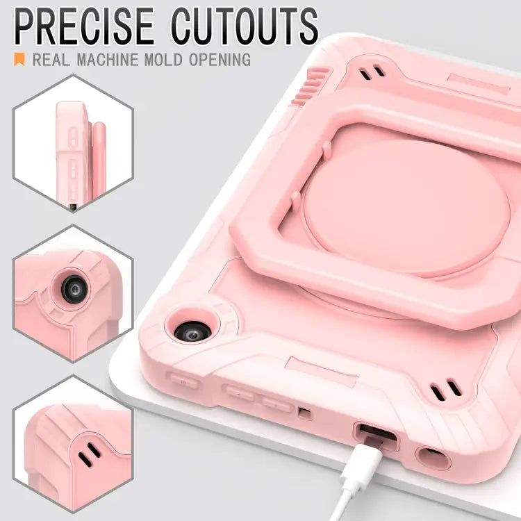 Silicone + PC Bracelet Holder Tablet Case For Amazon Kindle Fire 7 2022 For iPad 10th Gen 10.9 2022 - Mobile Accessories