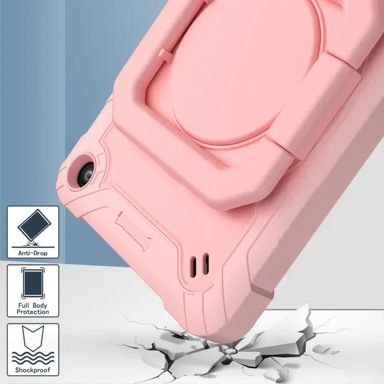 Silicone + PC Bracelet Holder Tablet Case For Amazon Kindle Fire 7 2022 For iPad 10th Gen 10.9 2022 - Mobile Accessories