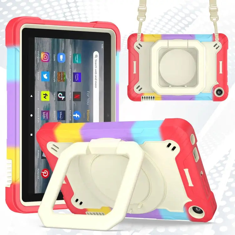 Silicone + PC Bracelet Holder Tablet Case For Amazon Kindle Fire 7 2022 For iPad 10th Gen 10.9 2022 - For Amazon Kindle