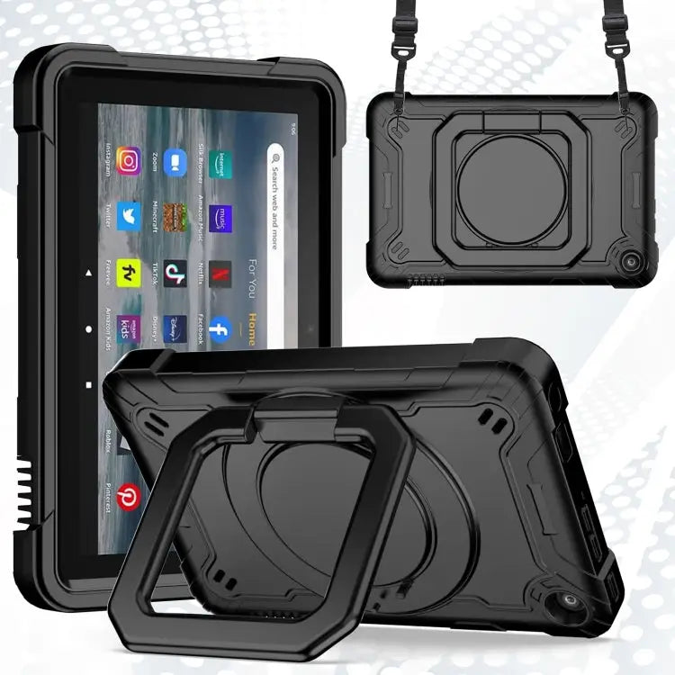 Silicone + PC Bracelet Holder Tablet Case For Amazon Kindle Fire 7 2022 For iPad 10th Gen 10.9 2022 - For Amazon Kindle