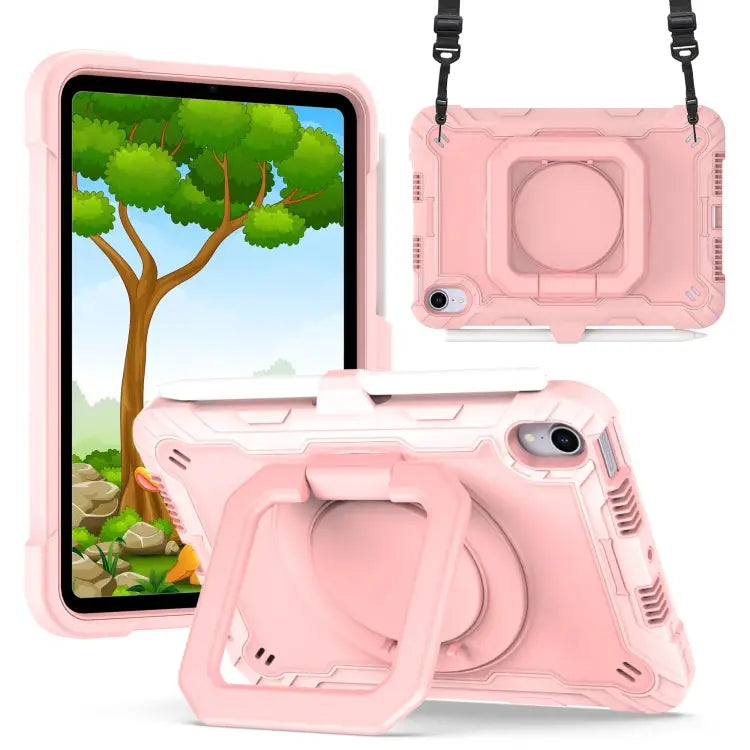 Silicone + PC Bracelet Holder Tablet Case For iPad mini 2024 / mini 6 For Samsung Galaxy Tab A8 10.5 2021 - For iPad