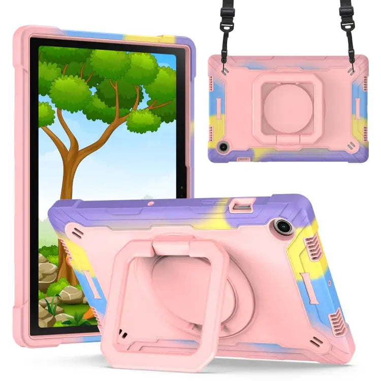 Silicone + PC Bracelet Holder Tablet Case For iPad mini 2024 / mini 6 For Samsung Galaxy Tab A8 10.5 2021 - For Samsung