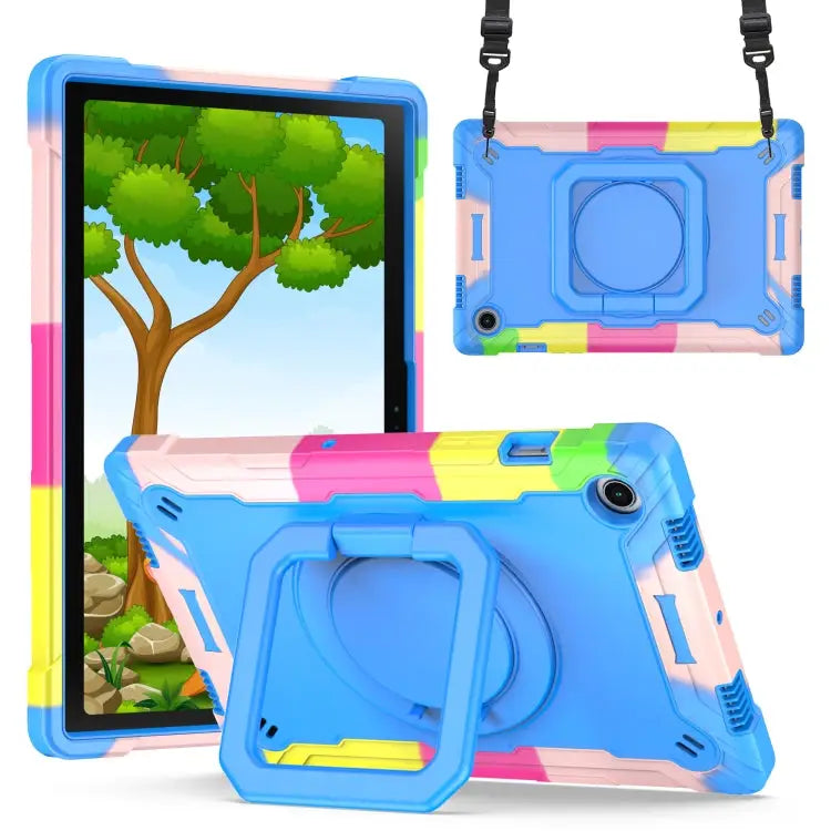 Silicone + PC Bracelet Holder Tablet Case For iPad mini 2024 / mini 6 For Samsung Galaxy Tab A8 10.5 2021 - For Samsung