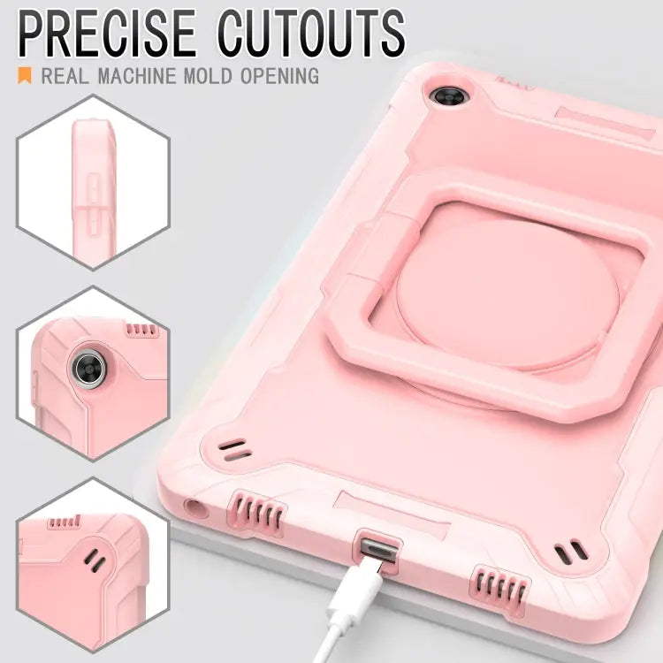 Silicone + PC Bracelet Holder Tablet Case For Lenovo Tab M10 Plus 10.6 3rd Gen 2022 - Mobile Accessories