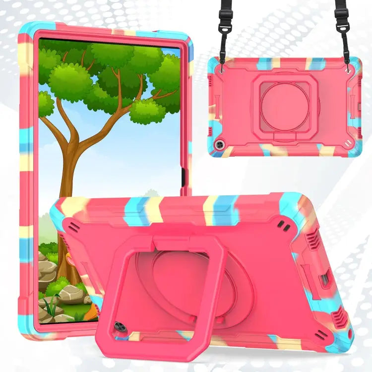 Silicone + PC Bracelet Holder Tablet Case For Lenovo Tab M10 Plus 10.6 3rd Gen 2022 - For Lenovo Tab M10 Plus 10.6 3rd