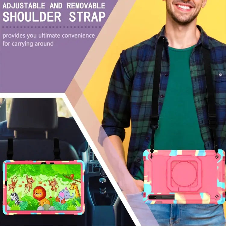 Silicone + PC Bracelet Holder Tablet Case For Samsung Galaxy Tab S7 / S8 - Samsung Accessories