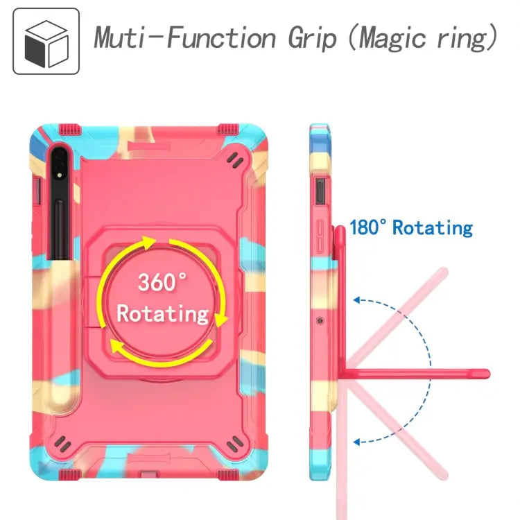 Silicone + PC Bracelet Holder Tablet Case For Samsung Galaxy Tab S7 / S8 - Samsung Accessories