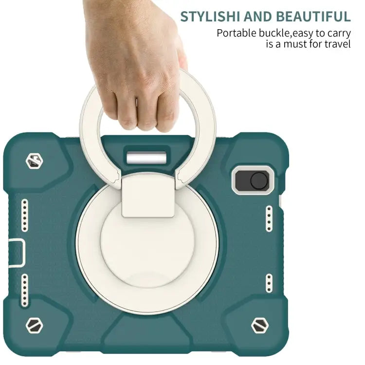 Silicone + PC Full Body Protection Tablet Case With Holder & Strap For iPad mini 2021 For iPad mini 4 2015/mini 2019