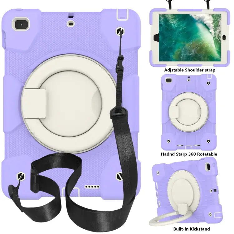 Silicone + PC Full Body Protection Tablet Case With Holder & Strap For iPad 9.7 2018 For iPad Pro 11 2020/Pro 11