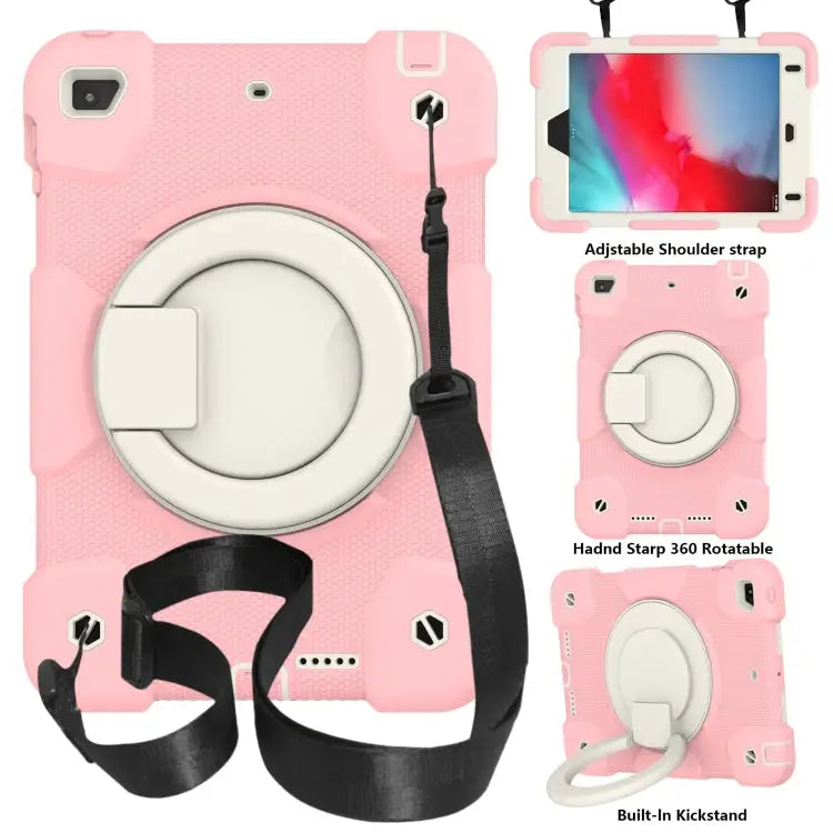 Silicone + PC Full Body Protection Tablet Case With Holder & Strap For iPad mini 2021 For iPad mini 4 2015/mini 2019