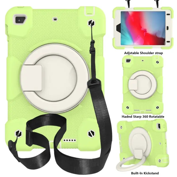 Silicone + PC Full Body Protection Tablet Case With Holder & Strap For iPad mini 2021 For iPad mini 4 2015/mini 2019