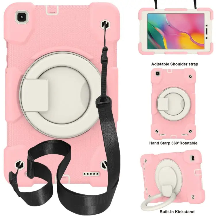 Silicone + PC Full Body Protection Tablet Case With Holder & Strap For iPad mini 2021 For iPad mini 4 2015/mini 2019
