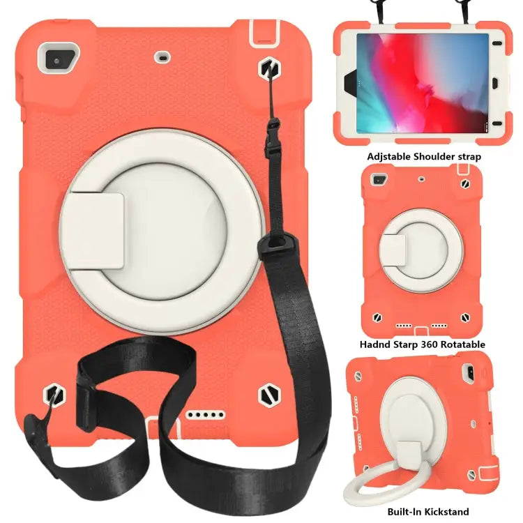 Silicone + PC Full Body Protection Tablet Case With Holder & Strap For iPad mini 2021 For iPad mini 4 2015/mini 2019