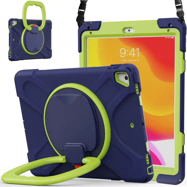 Silicone + PC Protective Case with Holder & Shoulder Strap For Samsung Galaxy Tab S8 / Galaxy Tab S7 T870 / T875