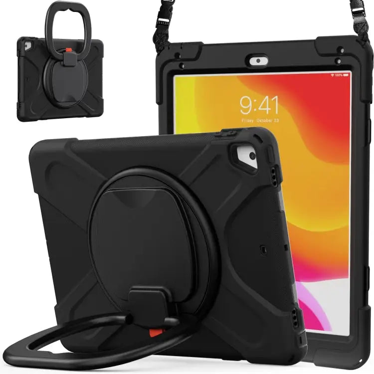 Silicone + PC Protective Case with Holder & Shoulder Strap For Samsung Galaxy Tab S8 / Galaxy Tab S7 T870 / T875