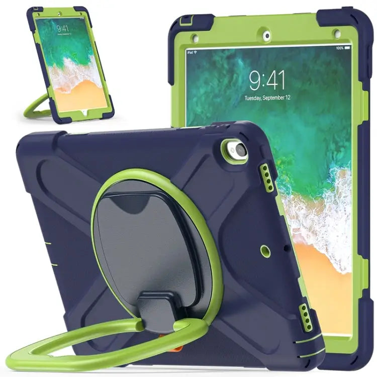 Silicone + PC Protective Case with Holder & Shoulder Strap For iPad Pro 10.5 2017 / Air 10.5 2019 - For iPad Pro 10.5