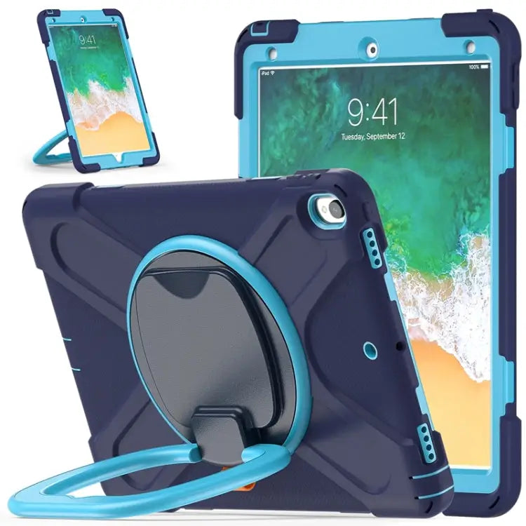 Silicone + PC Protective Case with Holder & Shoulder Strap For iPad Pro 10.5 2017 / Air 10.5 2019 - For iPad Pro 10.5