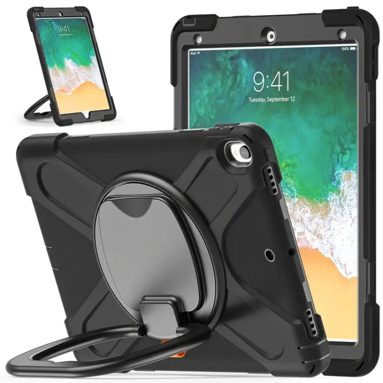 Silicone + PC Protective Case with Holder & Shoulder Strap For iPad Pro 10.5 2017 / Air 10.5 2019 - For iPad Pro 10.5