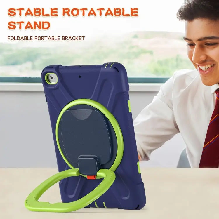 Silicone + PC Protective Case with Holder & Shoulder Strap For iPad mini 5 / 4 - Apple Accessories