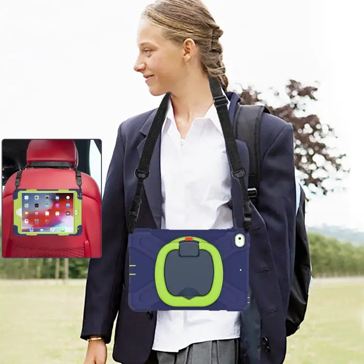 Silicone + PC Protective Case with Holder & Shoulder Strap For iPad mini 5 / 4 - Apple Accessories