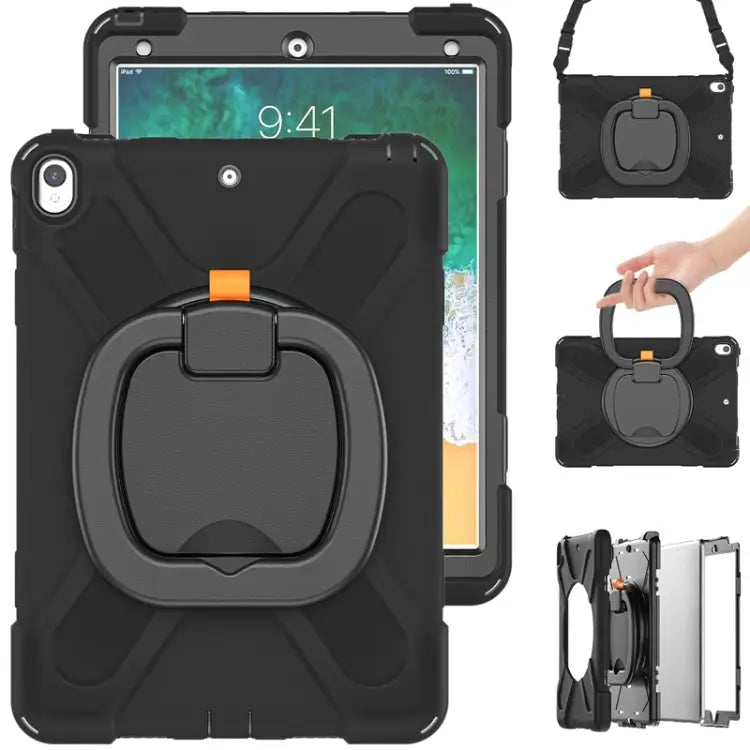 Silicone + PC Protective Case with Holder & Shoulder Strap For iPad Pro 10.5 2017 / Air 10.5 2019 - Apple Accessories