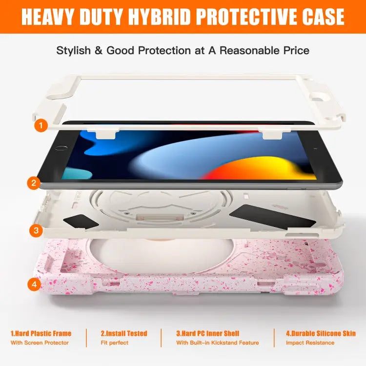 Silicone + PC Protective Tablet Case For iPad 10.2 2019 / 2020 / 2021 - Apple Accessories