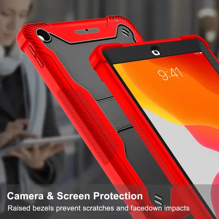 Silicone + PC Shockproof Protective Case with Holder For iPad 10.2 2021 / 2020 / 2019 For iPad Pro 11 inch 2020