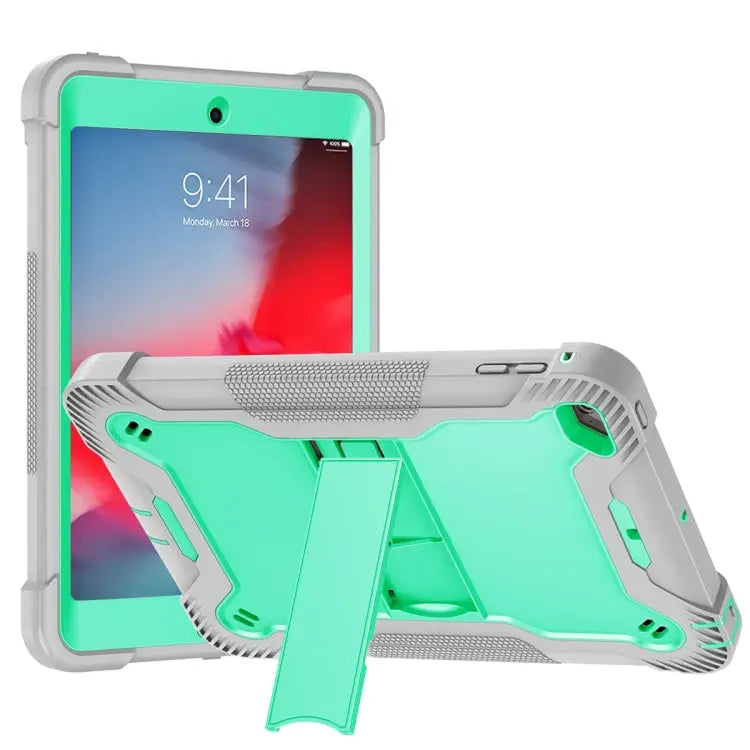 Silicone + PC Shockproof Protective Case with Holder For iPad 10.2 2021 / 2020 / 2019 For iPad Pro 11 inch 2020