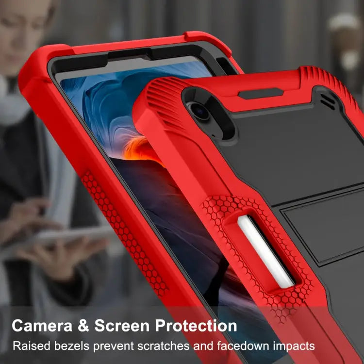 Silicone + PC Shockproof Protective Case with Holder For iPad mini 2024 / mini 6 - Apple Accessories