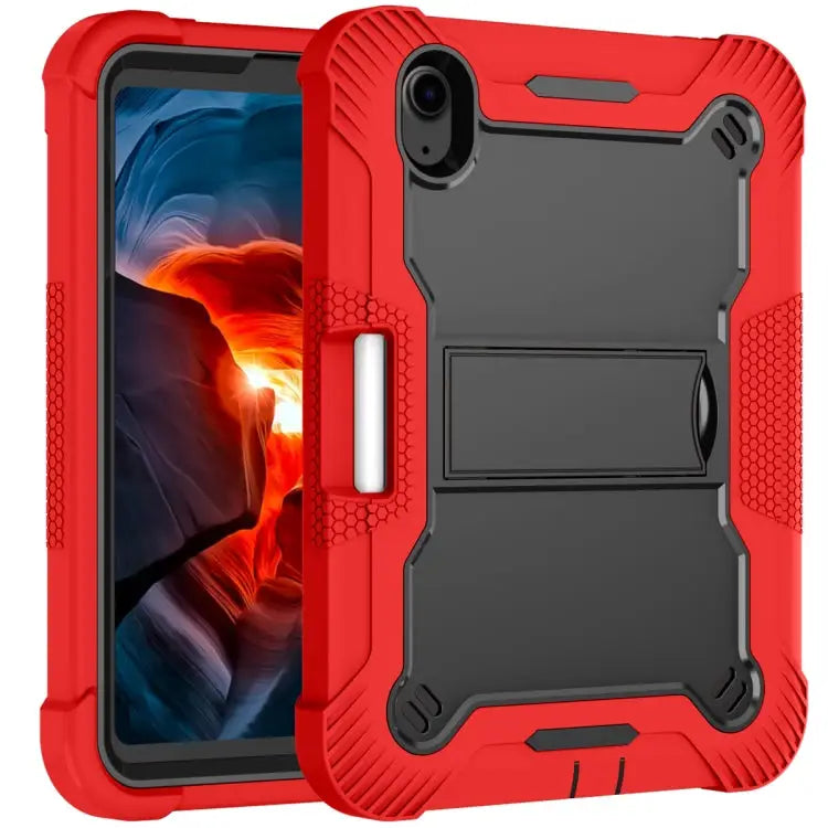 Silicone + PC Shockproof Protective Case with Holder For iPad mini 2024 / mini 6 - Apple Accessories