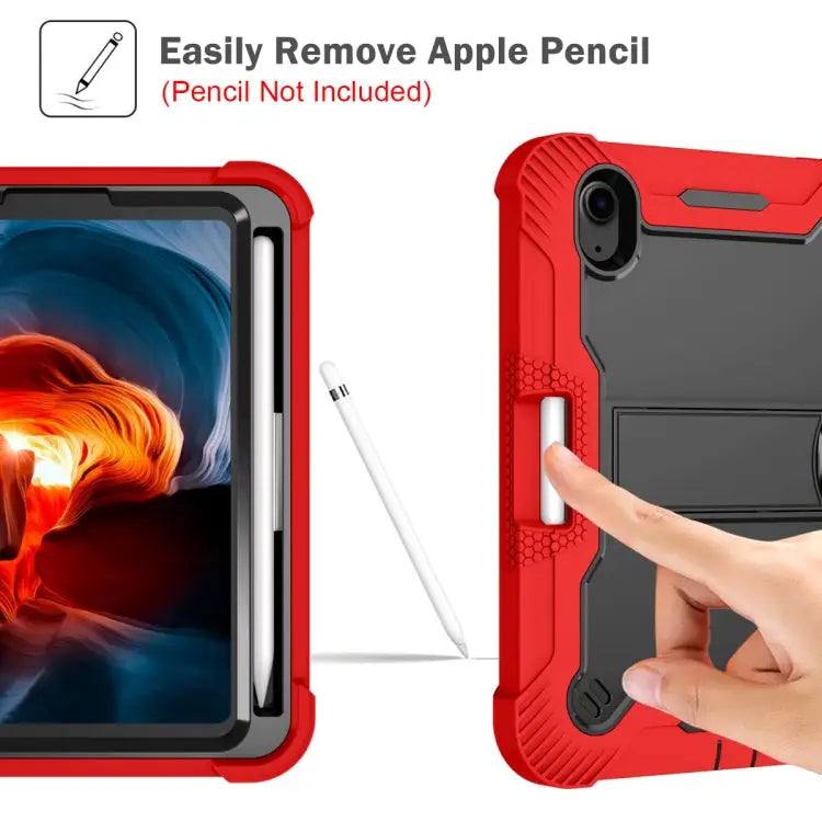 Silicone + PC Shockproof Protective Case with Holder For iPad mini 2024 / mini 6 - Apple Accessories