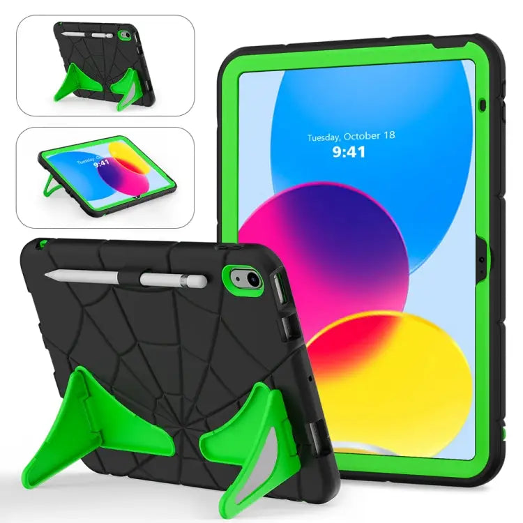Silicone + PC Shockproof Protective Tablet Case For iPad 10th Gen 10.9 2022 - For iPad 10th Gen 10.9 2022 / Black