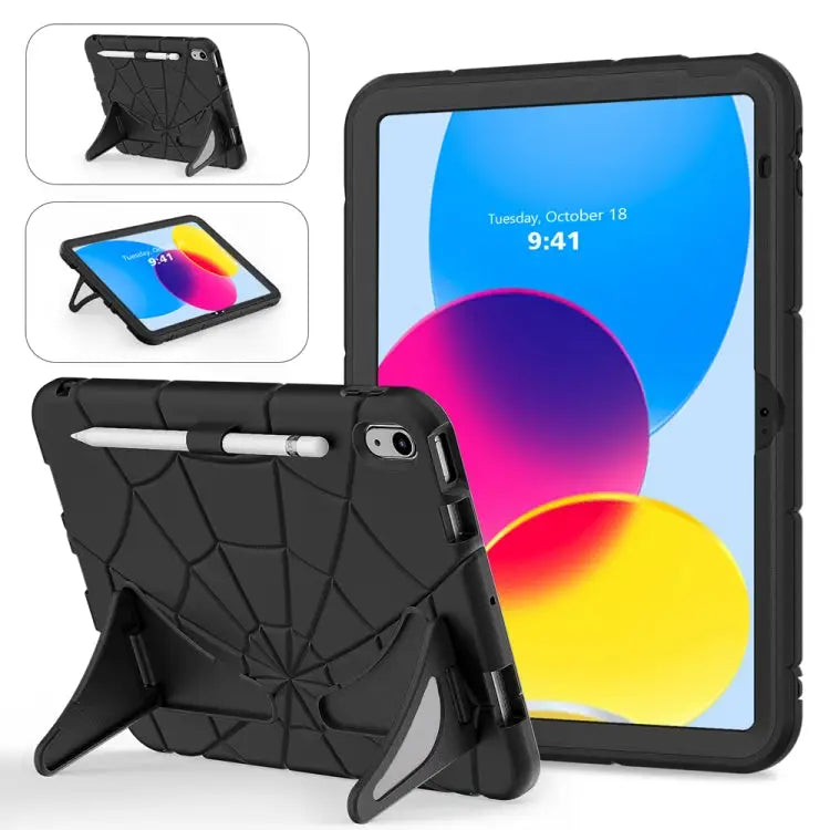 Silicone + PC Shockproof Protective Tablet Case For iPad 10th Gen 10.9 2022 - For iPad 10th Gen 10.9 2022 / Black