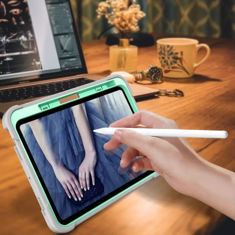 Silicone + PC Shockproof Tablet Case For iPad 10th Gen 10.9 2022 - Apple Accessories