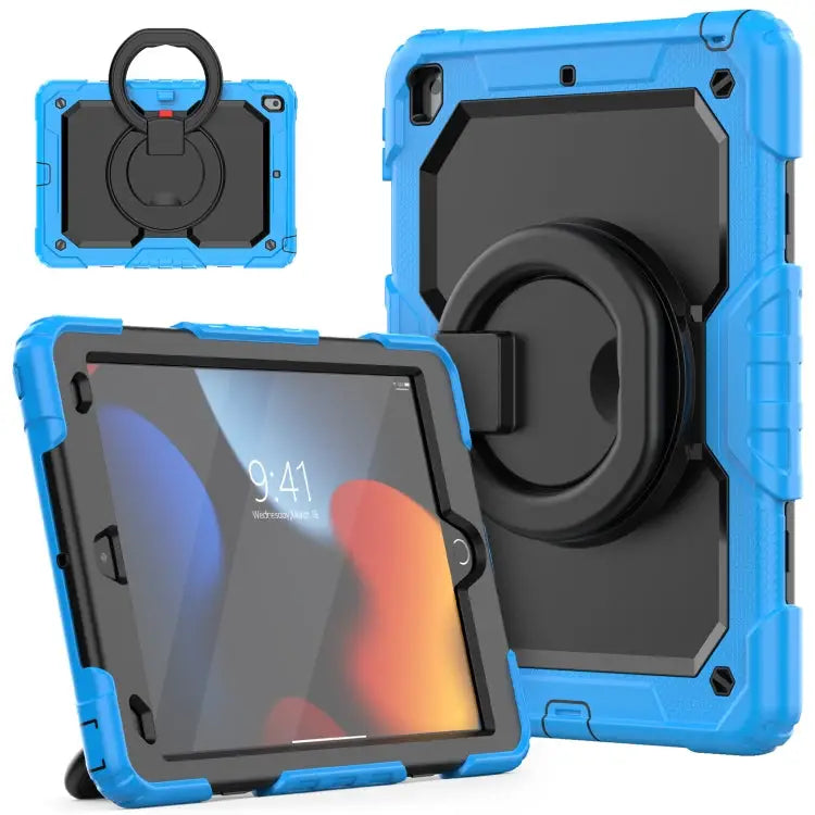 Silicone + PC Tablet Case For iPad 10.2 2021 / 2020 / 2019 - For iPad 10.2 2021 / 2020 / 2019 / Light Blue + Black
