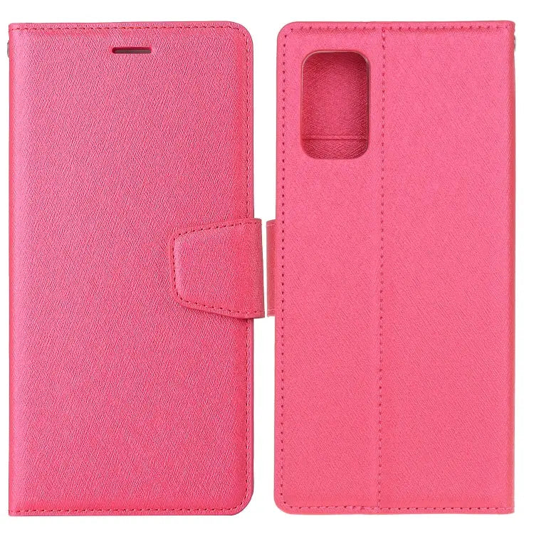 Silk Texture Horizontal Flip Leather Case with Holder & Card Slots & Wallet & Photo Frame For Galaxy A51 For Galaxy A71
