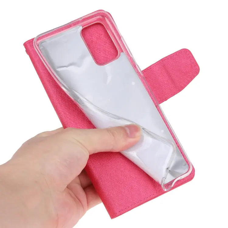 Silk Texture Horizontal Flip Leather Case with Holder & Card Slots & Wallet & Photo Frame For Galaxy A51 For Galaxy A71