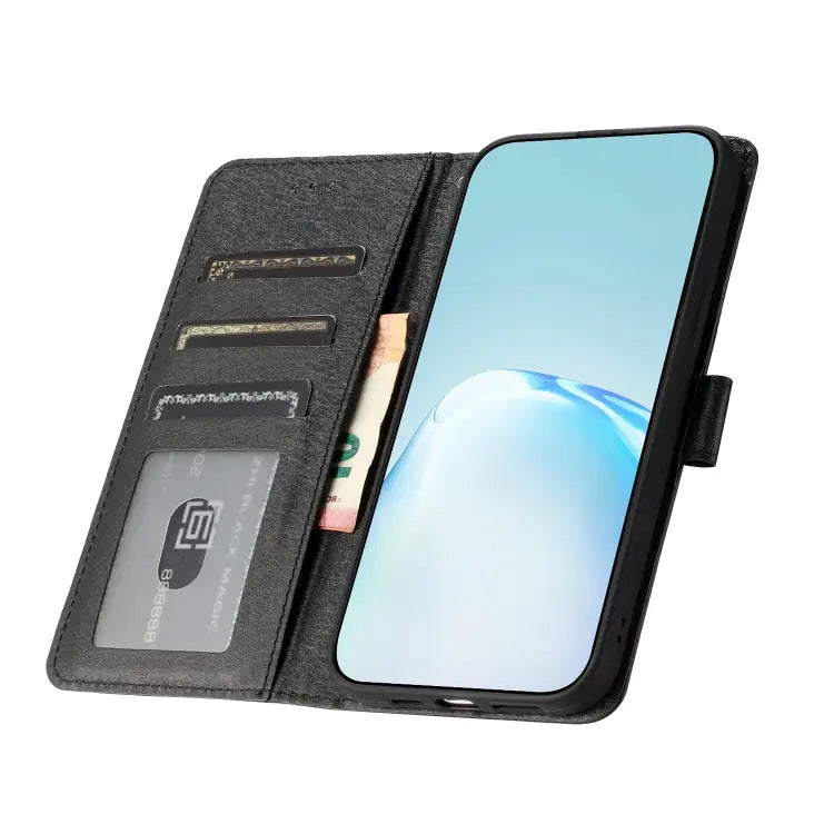 Silk Texture Horizontal Flip Leather Phone Case For iPhone 16 Pro Max For iPhone 16 Pro For iPhone 16 Plus For iPhone