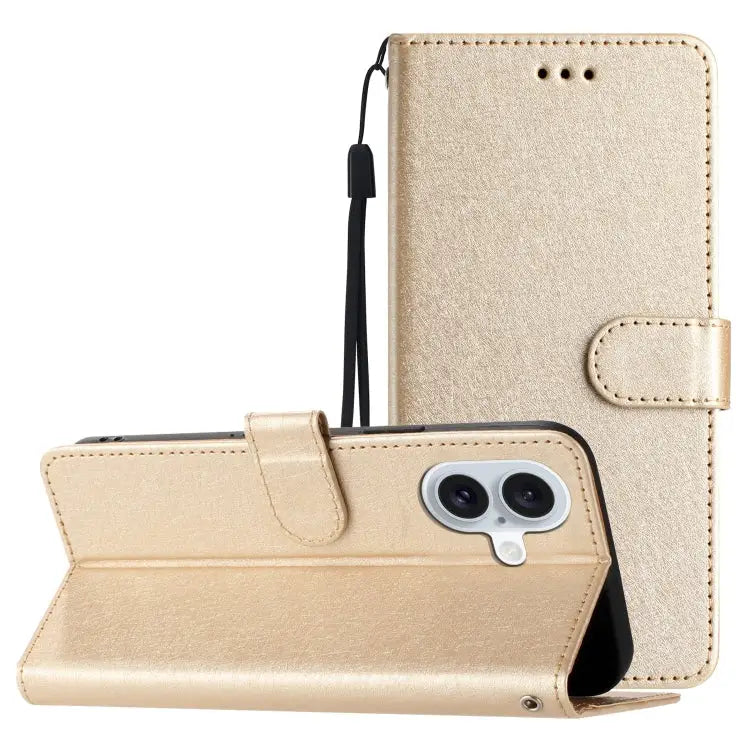 Silk Texture Horizontal Flip Leather Phone Case For iPhone 16 Pro Max For iPhone 16 Pro For iPhone 16 Plus For iPhone