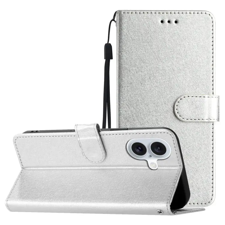 Silk Texture Horizontal Flip Leather Phone Case For iPhone 16 Pro Max For iPhone 16 Pro For iPhone 16 Plus For iPhone