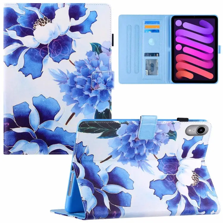 Silk Texture Horizontal Flip Tablet Leather Case with Holder & Card Slot & Sleep / Wake-up Function For iPad mini 2024