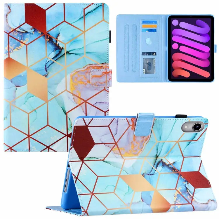 Silk Texture Horizontal Flip Tablet Leather Case with Holder & Card Slot & Sleep / Wake-up Function For iPad mini 2024