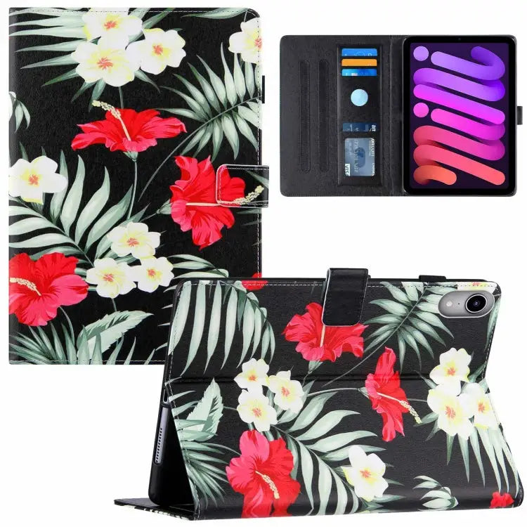 Silk Texture Horizontal Flip Tablet Leather Case with Holder & Card Slot & Sleep / Wake-up Function For iPad mini 2024