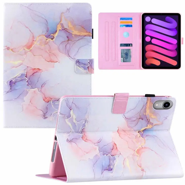 Silk Texture Horizontal Flip Tablet Leather Case with Holder & Card Slot & Sleep / Wake-up Function For iPad mini 2024