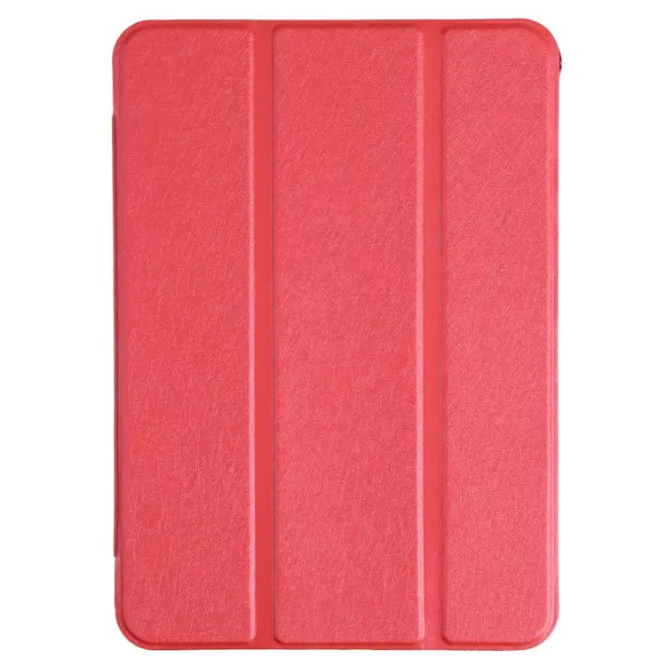 Silk Texture Three-fold Horizontal Flip Leather Tablet Case with Holder For iPad mini 2024 / mini 6 - Apple Accessories