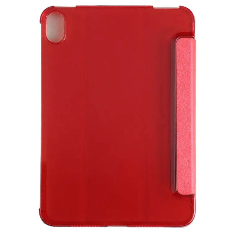 Silk Texture Three-fold Horizontal Flip Leather Tablet Case with Holder For iPad mini 2024 / mini 6 - Apple Accessories